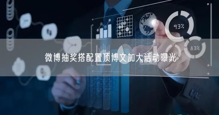 微博抽奖搭配置顶博文加大活动曝光