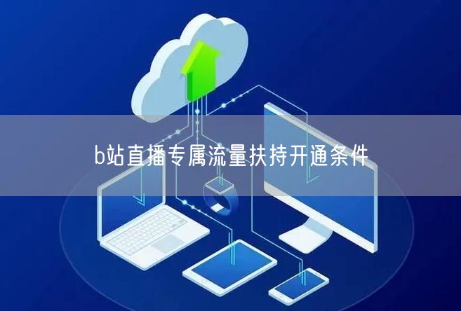 b站直播专属流量扶持开通条件