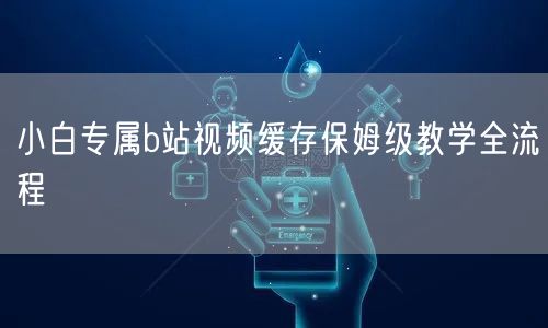 小白专属b站视频缓存保姆级教学全流程